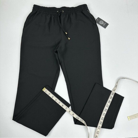 Vince Camuto Women's NWT Black Straight Leg Minimalist Trousers S/W30/L29.25‎ - Picture 11 of 11